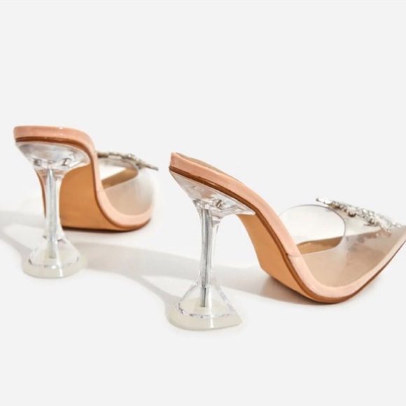 Clear Rhinestone Heels - Picture 3 of 3